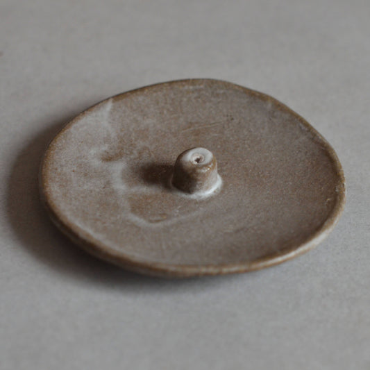Cedar & Myrrh Sand Ceramic Incense Holder
