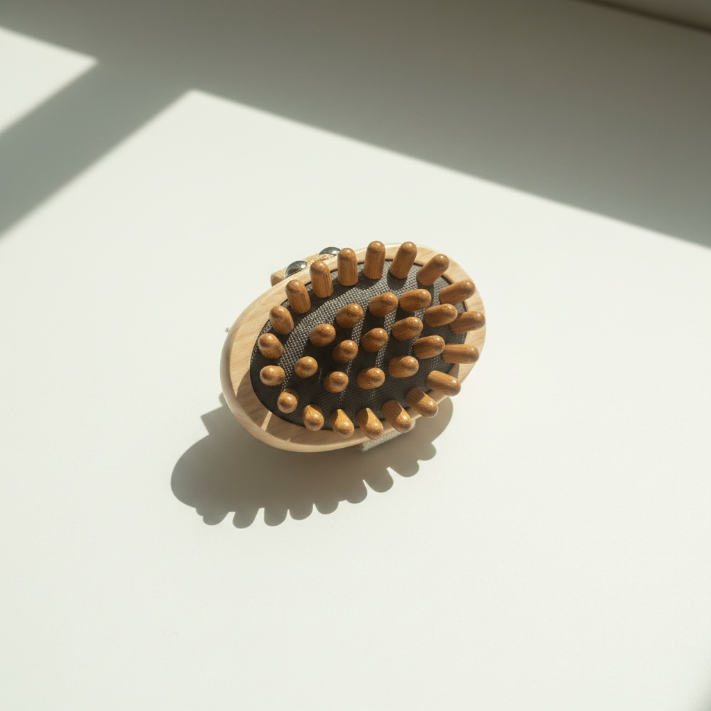 Bamboo Lymphatic Drainage Massage Brush | Body Sculpting