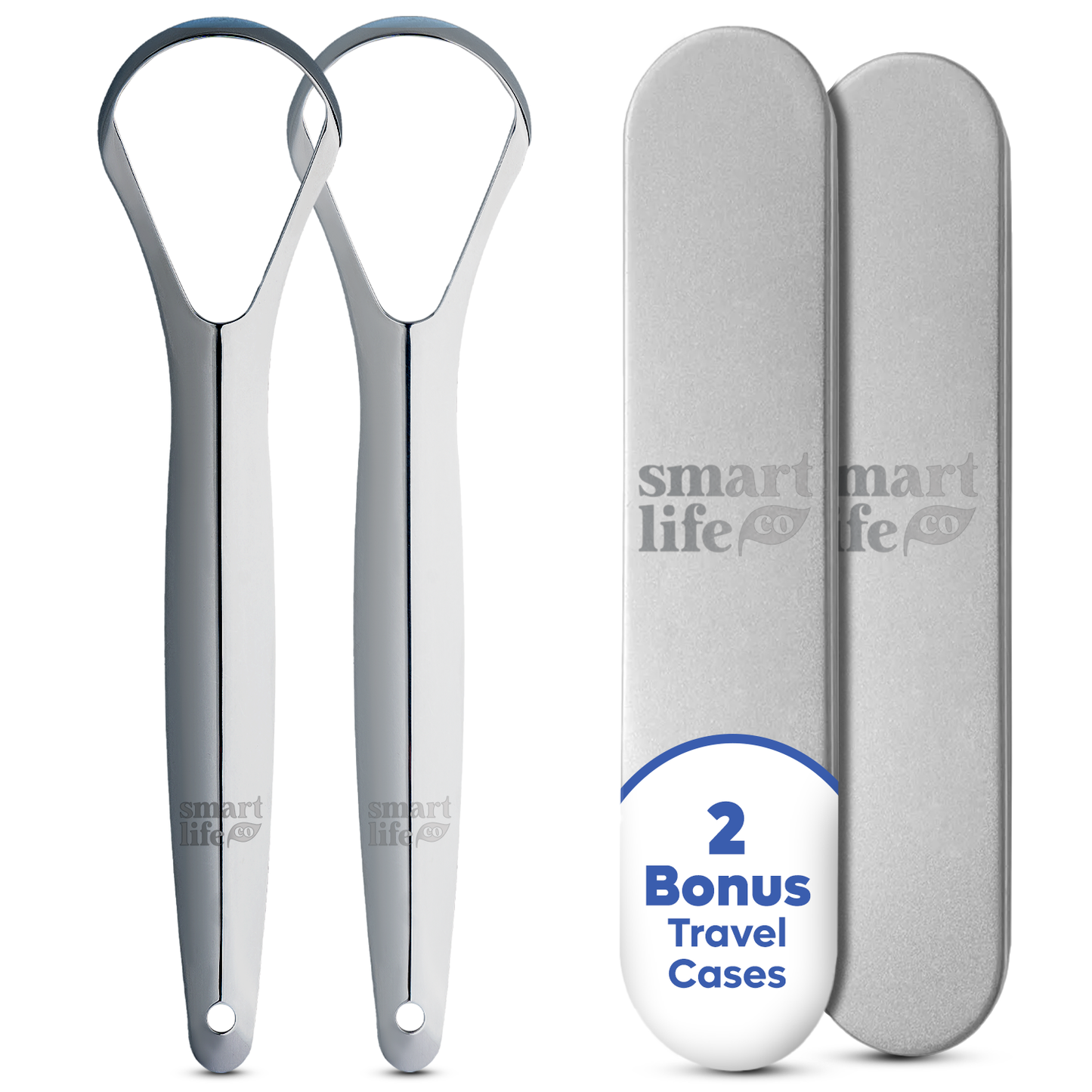 Stainless Steel Tongue Scrapers