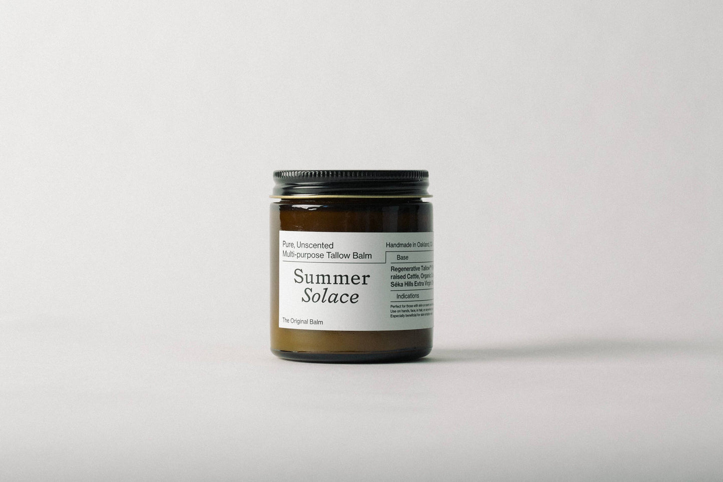 Pure Tallow Balm – Unscented for Sensitive Skin, 4 oz