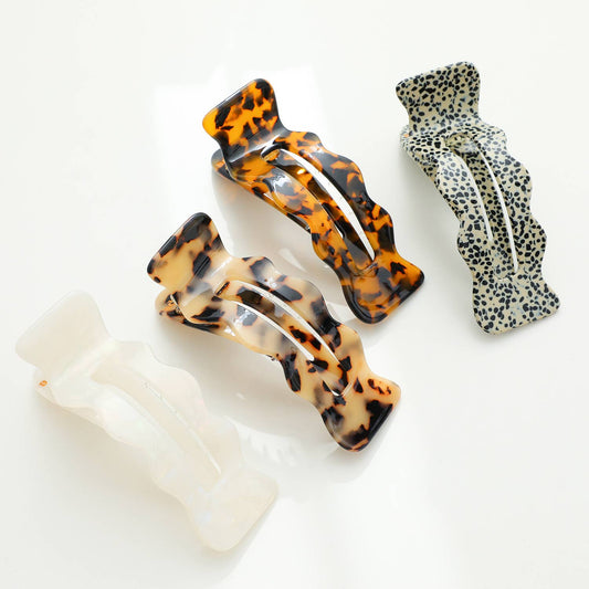 Adorro Jane Core | Scalloped Flat Claw Clip