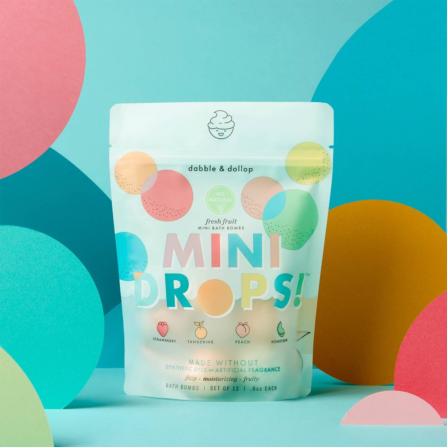 Mini Drops® Bath Bombs - All-Natural Fresh Fruit