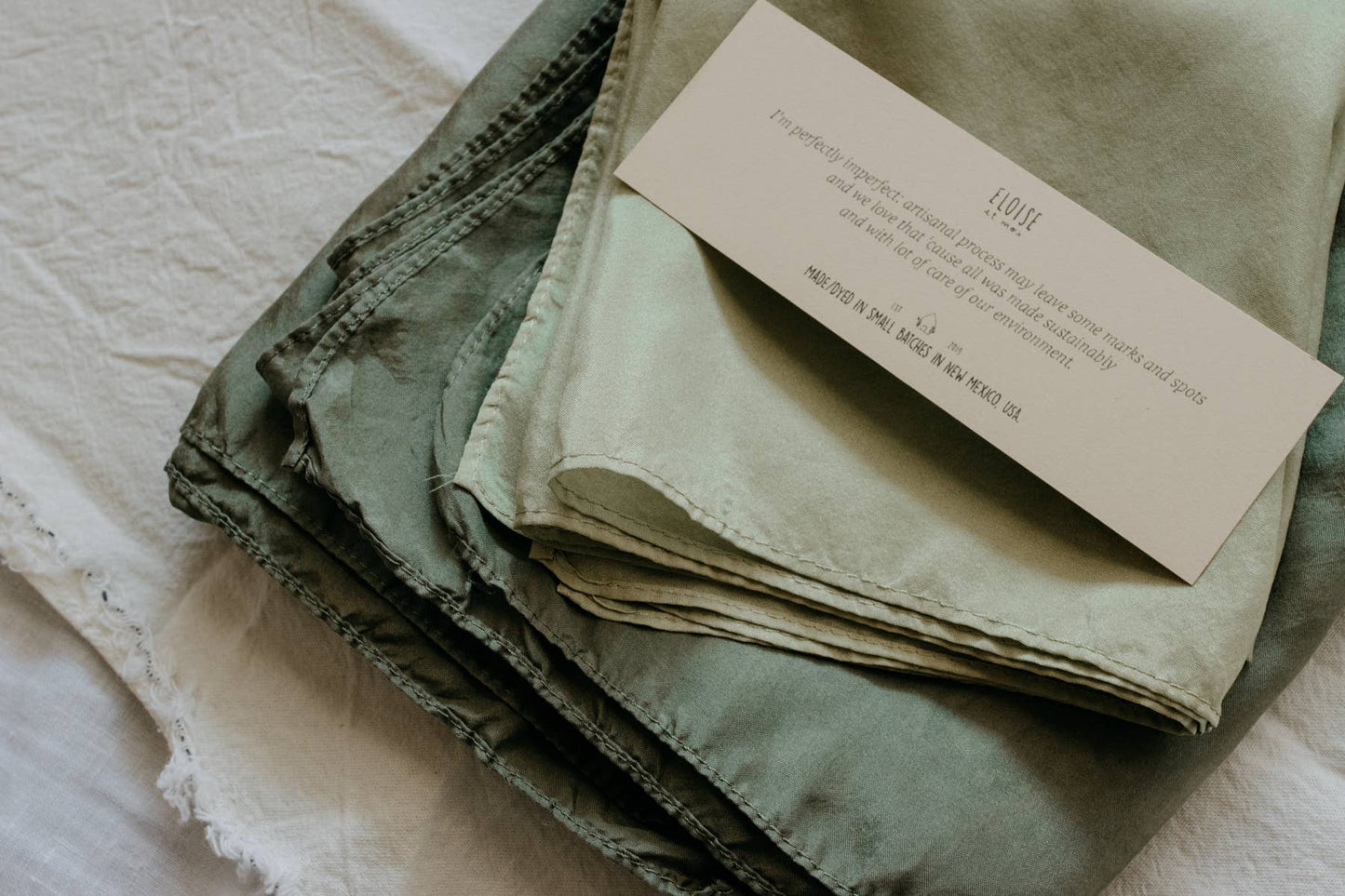 Hand Dyed 100% Silk Scarves Neutral Earthy tones