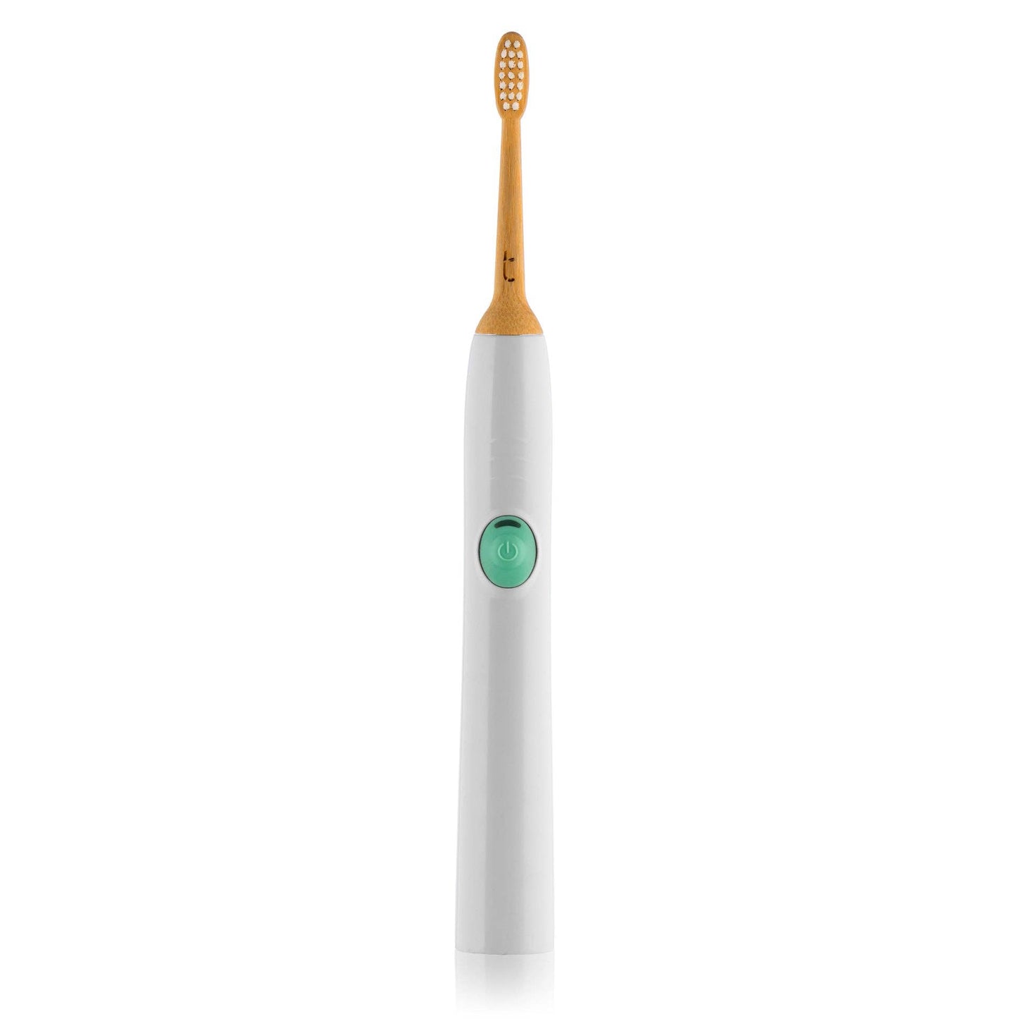 The world's FIRST solid bamboo electric toothbrush head!