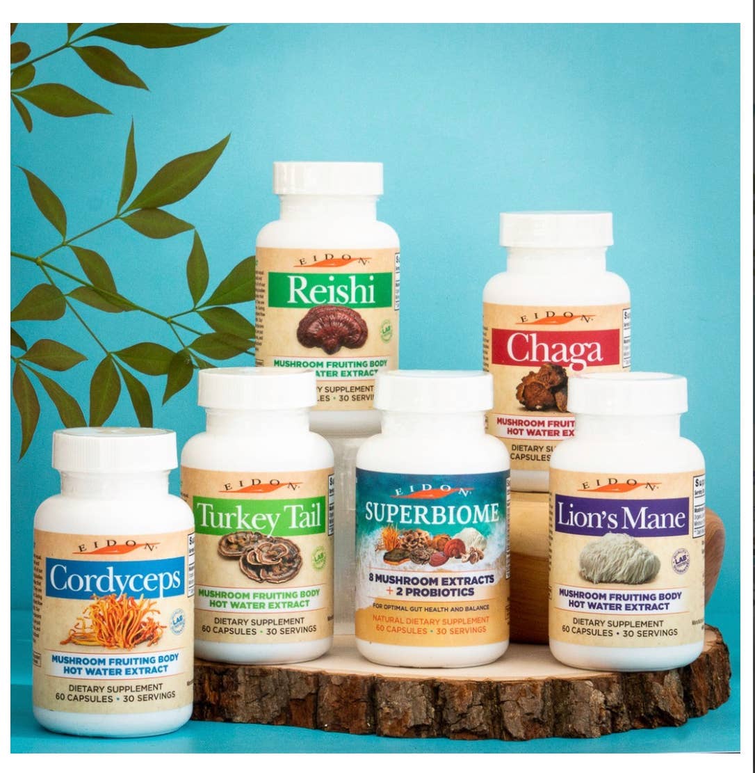 SuperBiome Mushroom Probiotic Capsules