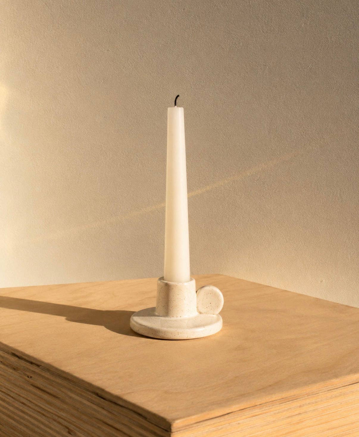 Ceramic candle stick holder