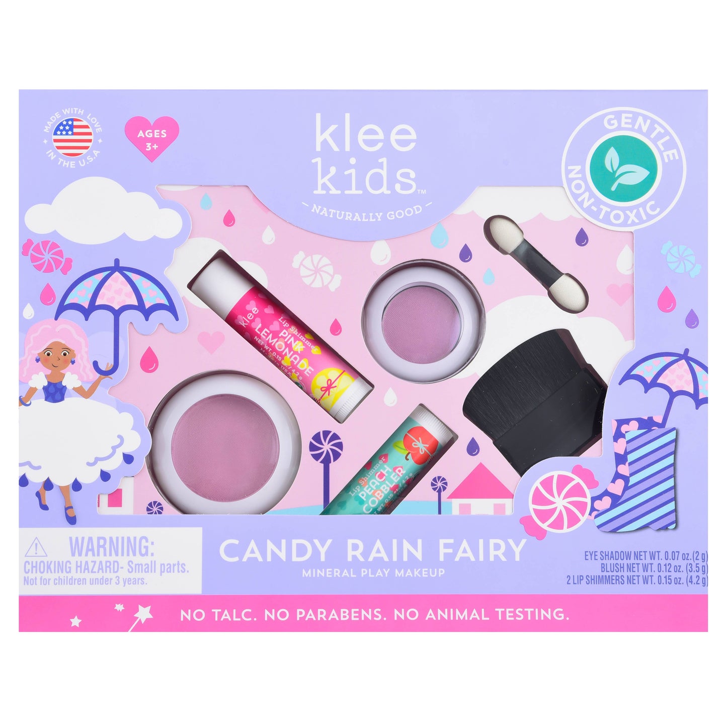 Butterfly Fairy - Klee Kids Natural Play Makeup 4-PC Kit