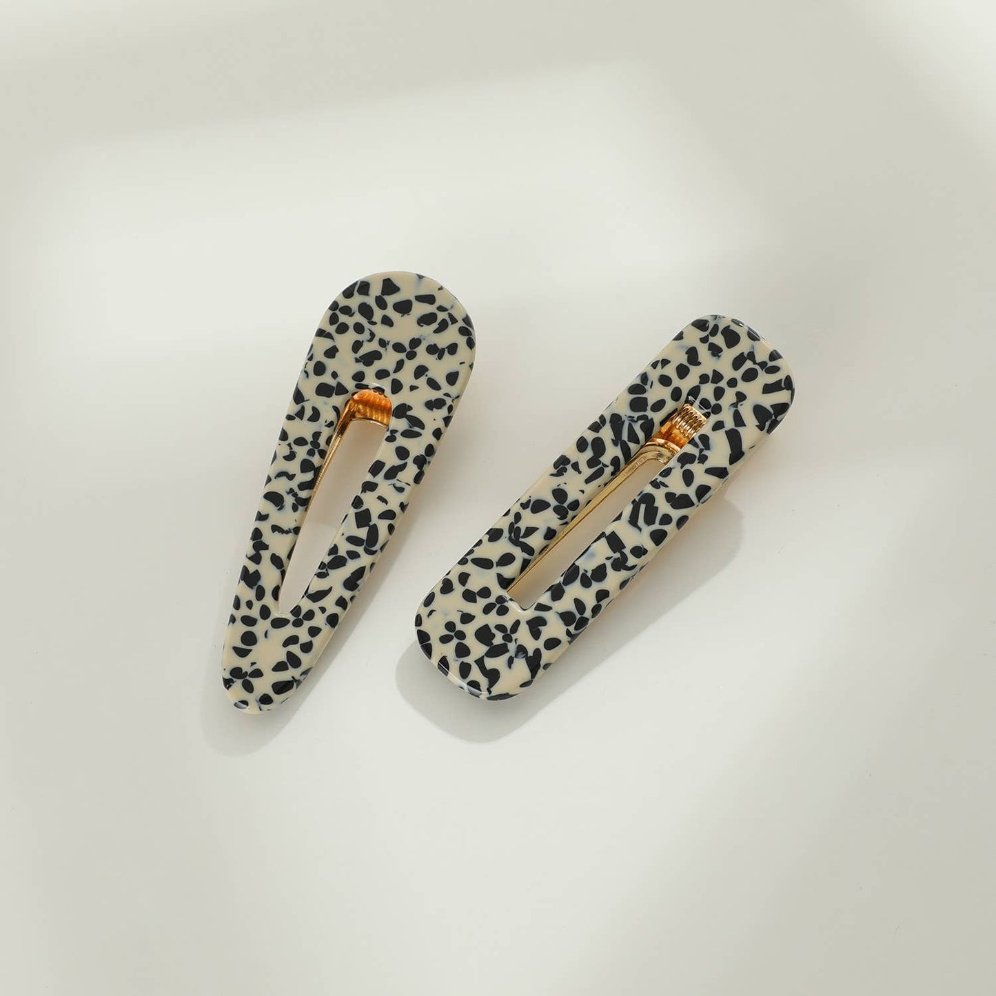 Adorro Gemma Core | Printed Barrette Hair Clip (Set of 2)
