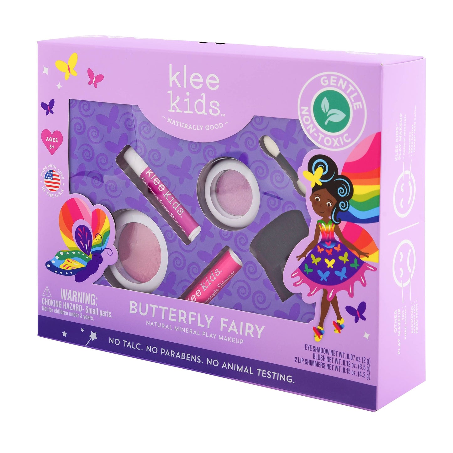 Butterfly Fairy - Klee Kids Natural Play Makeup 4-PC Kit