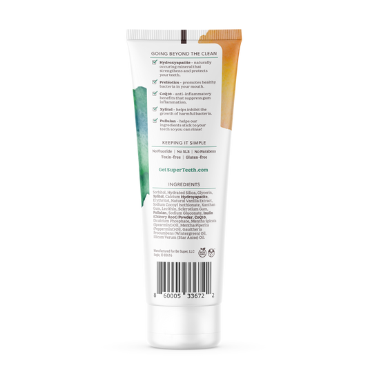 Prebiotic Mineral Toothpaste with Hydroxyapatite - Mint