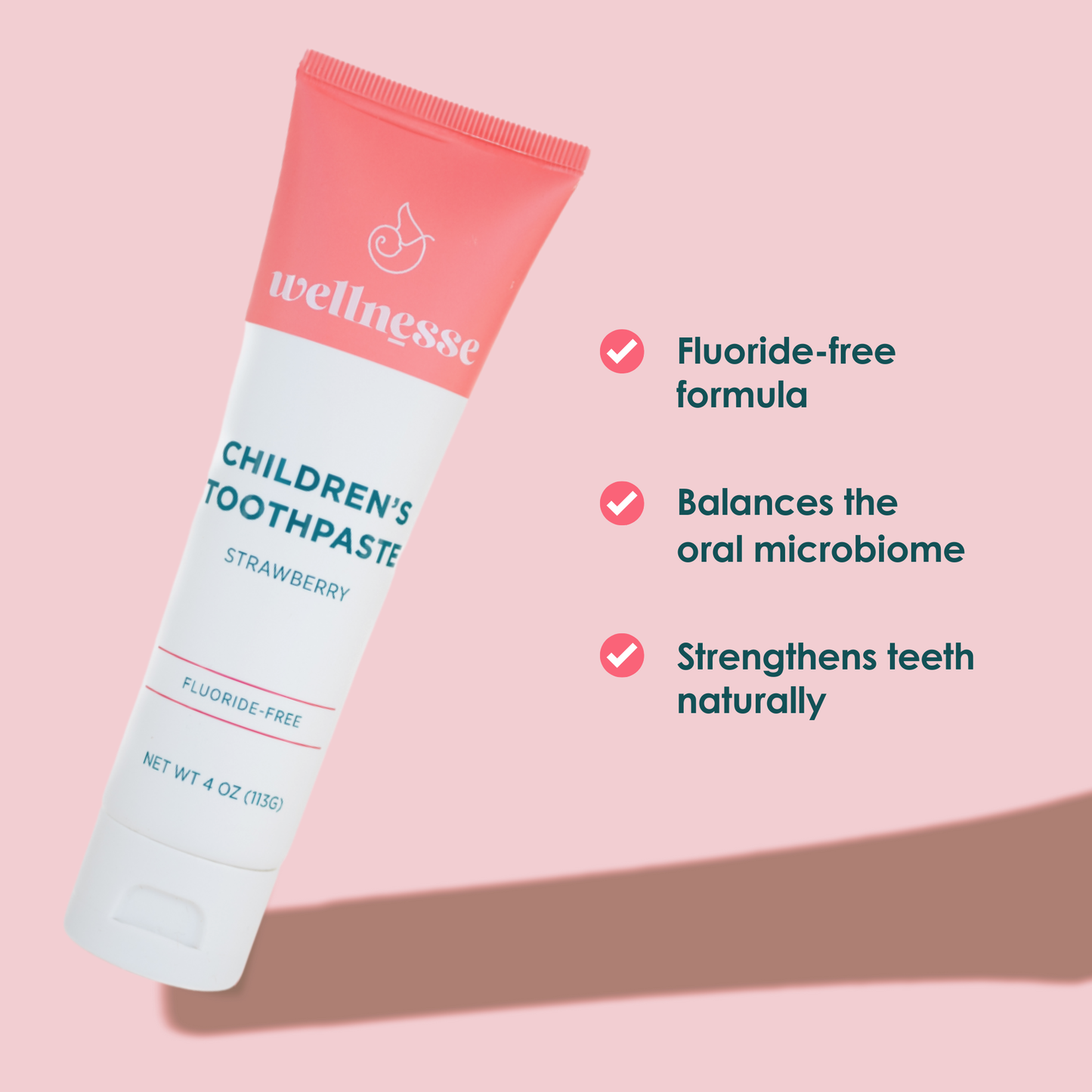 Kids Strawberry Toothpaste Intro Pack - Fluoride-Free