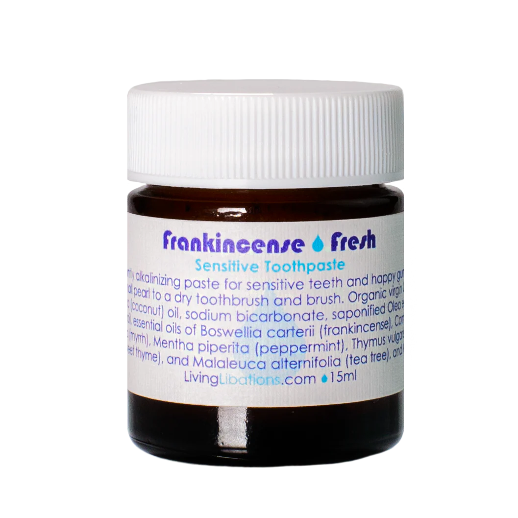 Living Libations Frankincense Fresh Sensitive Toothpaste