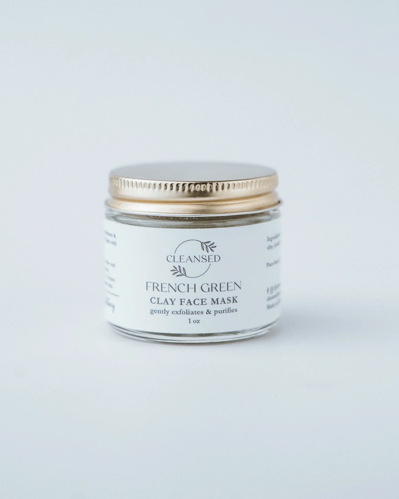 Cleansed French Green Clay Face Mask