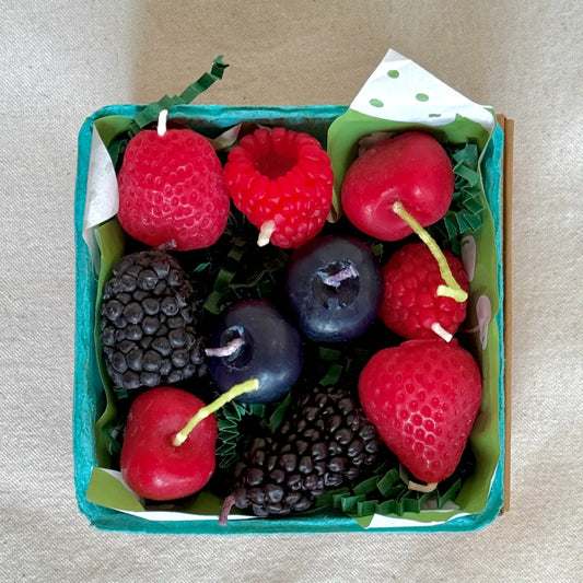 Happy Organics Mixed Berry Beeswax Candles