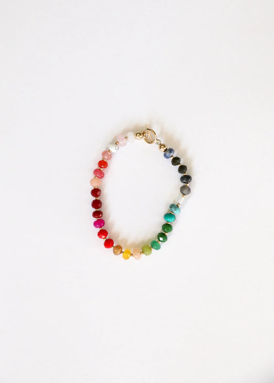 Canyon Leaf Natural Gemstone Bracelet