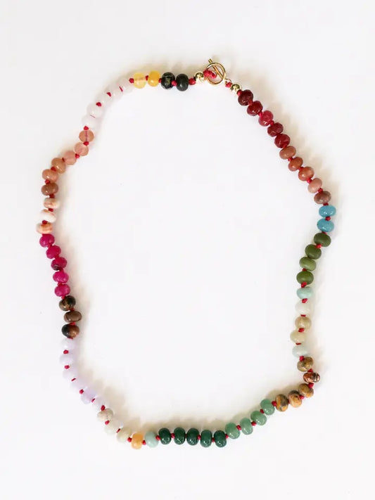 Canyon Leaf Natural Gemstone Necklace
