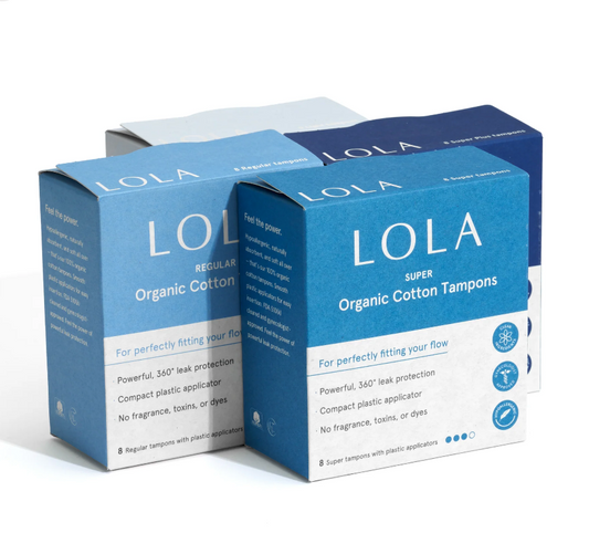 Lola Plastic Applicator Organic Tampons